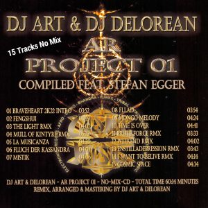 ART & DELOREAN feat. Stefan Egger | Project 01 | No Mix CD